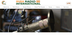 Desktop Screenshot of irishradiointernational.com